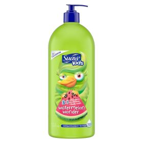 Suave 3-in-1 Shampoo;  Conditioner;  Bodywash;  Watermelon Wonder;  40 oz