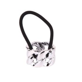 2022 Hairband Pearl Women Hair Accessories Scrunchy Punk Ponytail Holder Plastic Crystal Gum for Hair Ring Elastic Hair Band (Color: P23)