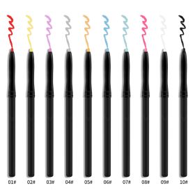 Color Eyeliner Waterproof Oil-Proof and Durable Eyeliner (Color: 5)