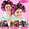 24pcs Jumbo Hair Curlers with Self-Grip Clips for Long, Medium, Short, Thick, and Thin Hair - Perfect for Bangs, Volume, and DIY Hair Dressing