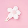 Girls Woolen Sunflower One Word Hair Clips Accessory