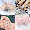 SS4-SS12 Rhinestones Non Hotfix Round Flatback Crystal Glass AB Multi-color Nail Art Glitter Stones 1440pcs DIY Clear Crystal